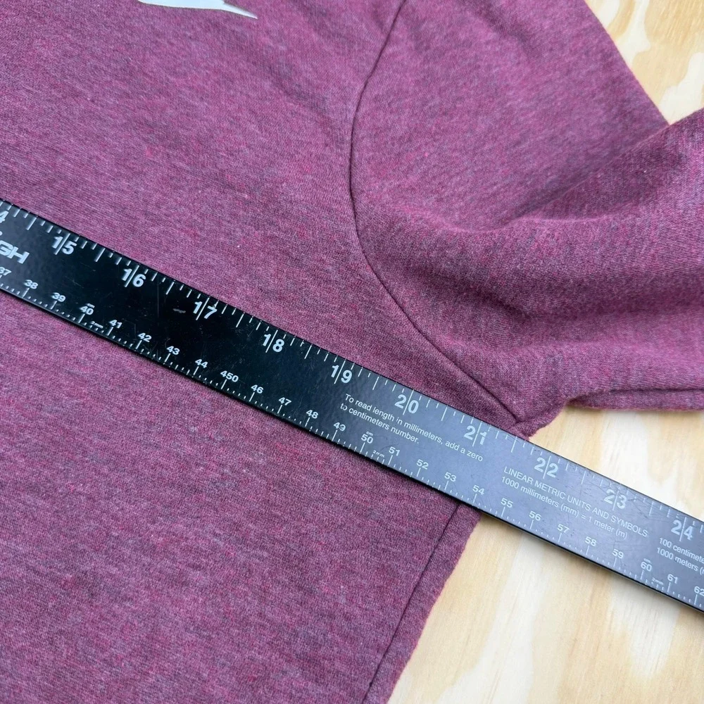 Nike Sportswear Essential Funnel Neck Hoodie Burgundy Maroon BV4526-639 Womens L